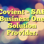 Covient – SAP Business One Solution Provider.