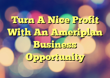 Turn A Nice Profit With An Ameriplan Business Opportunity